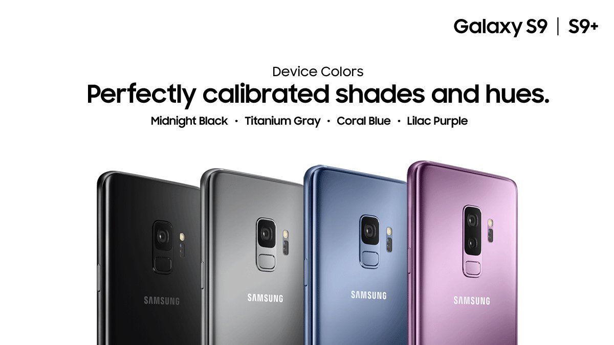 Galaxy S9 - Ticking the Right Boxes - Color Choices